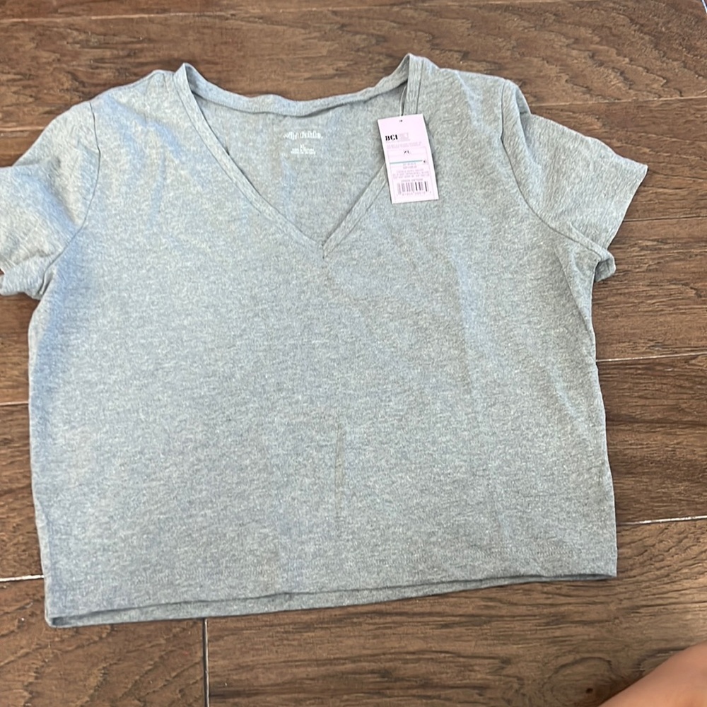 Wild fable gray V-neck T-shirt